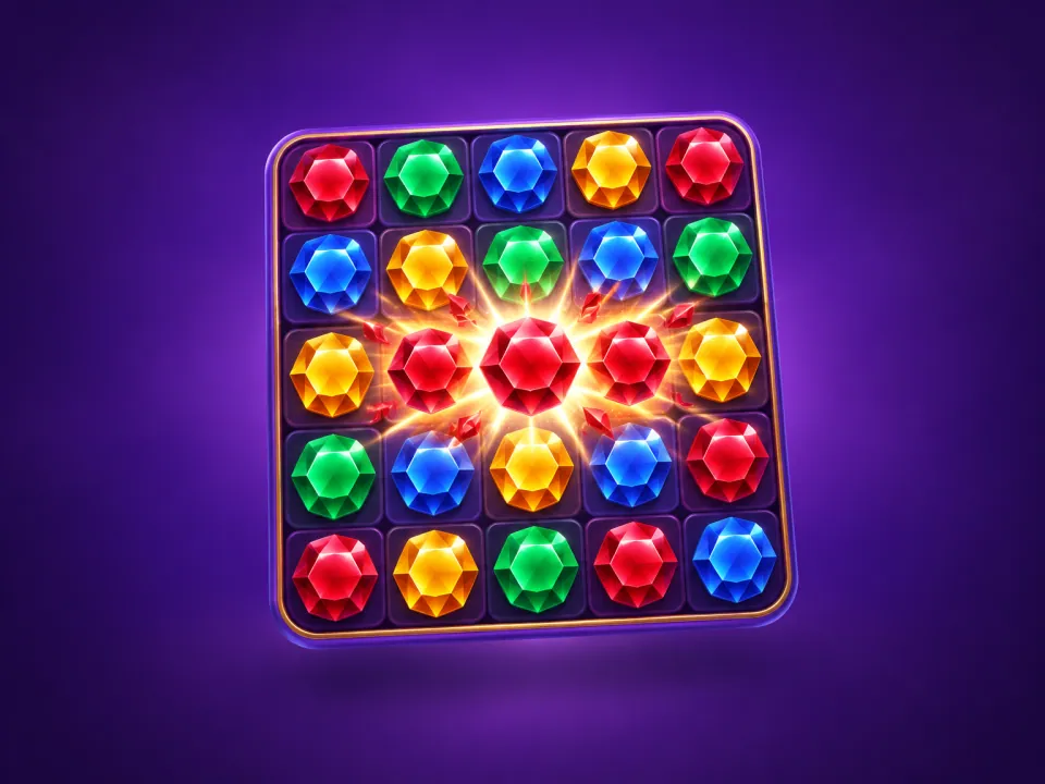 Match 3 game artwork