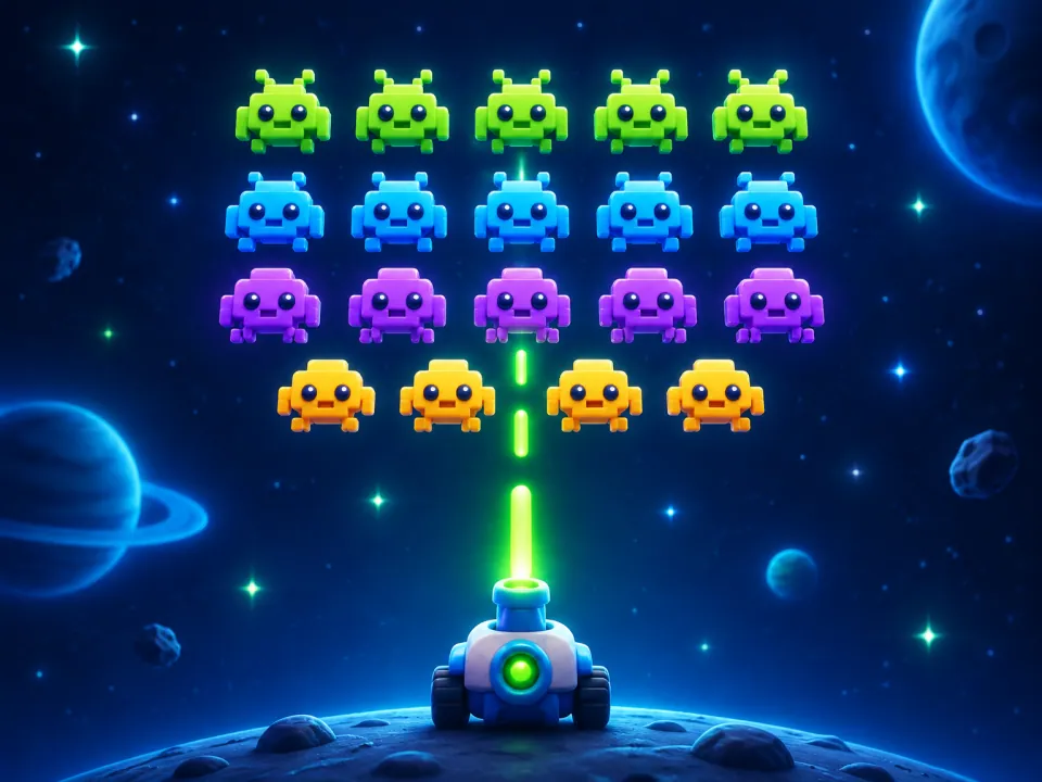 Space Invaders game artwork
